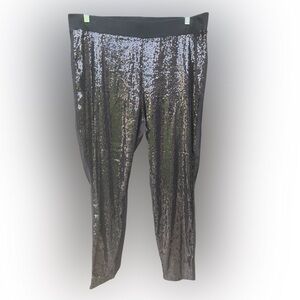 Torrid black sequin leggings in size 3 (fits approx. 3X).